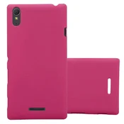 Cadorabo Cadorabo Case, združljiv s Sonyjem v Frosty Pink - Hard Case zaščitni pokrov v zmrznjenem videzu proti praskam in udarcem, (20563934)