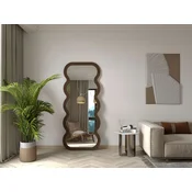 Hanah Home Podno ogledalo Wave, 70 cm x 170 cm, Braon