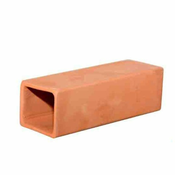 Keramično zavetje za L-some, pravokotno – rdeče 11,5x5 cm