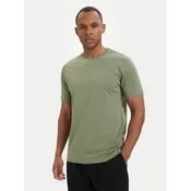 Gant Majica Shield  2003184 Temno zelena Regular Fit