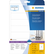 Herma etikete 192x38, za uski registrator A4/7 1/25 bela ( 02H5090 )