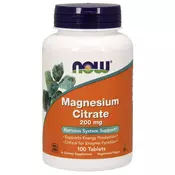 NOW FOODS Magnezijev Citrat 200 mg 100 tab.