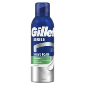 Gillette Series Sensitive pena za britje 200 ml za moške