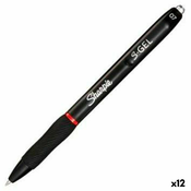 Olovka s gelom Sharpie S-Gel Vilicar Crvena 0,7 mm (12 kom.)