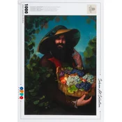 ODDO Slagalica Serbian Art Collection, Katarina Ivanovic, Italijanski vinogradar, 1000 delova