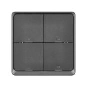 GoSmart prekidac sa 4 tastera, 1xCR2430, Tuya, crni