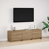 TV ormaric s LED rasvjetom s LED trakama Umjetnicka hrastovina