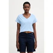 U.S. Polo Assn. kratka ženska majica bombažna V-NECK