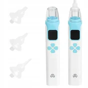 Verkgroup Električni aku. 400mAh nosni aspirator za otroke USB 4 šobe moder