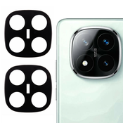 2-pack zaščitnih stekel za zadnjo kamero za Xiaomi Redmi Note 14 4G - črn