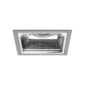 BRUMBERG Apollo Midi, brušena, kotna, 3.500 K, srebrna - Študija/pisarna - Sodobni - srebro - Aluminij