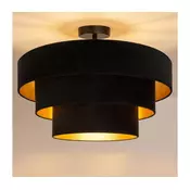 Brilagi - Plafonski luster LUNETA 1xE27/60W/230V precnik 40 cm crna/zlatna