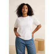 Trendyol Curve Ženska bluza TBBSS25AF00049, Krem