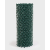 Pletena žica PVC (toplocinkovana zaštita), debljina žice 3.0mm - visina 1m, okca 55x55mm, rolna 20m, zelena