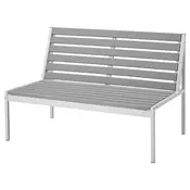 IKEA Sofa dvosed,spolja JOLPEN , bela/siva, 100x59x67 cmPrikaži specifikacije mera