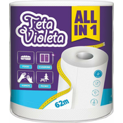 VIOLETA Papirni ubrus, All in 1, Dvoslojni, 1/1