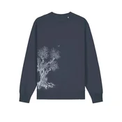 Life-Tree Majica Sweater Organic Olive Tree antracit