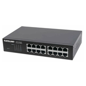 Intellinet 561068 mrežni prekidac Neupravljano L2 Gigabit Ethernet (10/100/1000) 1U Crno