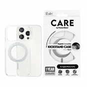 PANZERGLASS OVITEK CARE BY PANZERGLASS KICKSTAND IPHONE 15 PRO 6.1 ZA MAGSAFE SREBRN, (21898908)