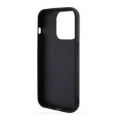 GUESS maska za iPhone 15 Pro DISCO SCRIPT METAL BLACK