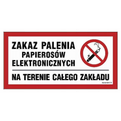shumee NC092 Prepoved kajenja elektronskih cigaret