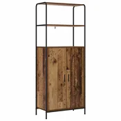 vidaXL Visok predalnik Star les 40 x 33 x 161 cm Inženirski les