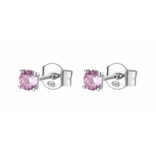 Brosway Čudoviti srebrni uhani Fancy Vibrant Pink FVP38