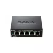 D-Link Mrežni switch uređaj RJ45 DES-105 D-Link 5-portni 100 MBit/s