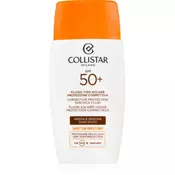 Collistar CORRECTIVE PROTECTION SUN FACE FLUID SPF50+ zaštitni fluid za suncanje SPF 50+ 50 ml