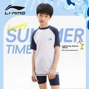 Li-Ning Dvodelni kupaci kostim za decake, Beli