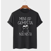 MAFIMI Majica Meni od gemista nije nista, Crna