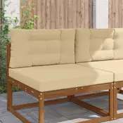 Jastuk za vanjsku sofU 2 pcs Bež Poliester