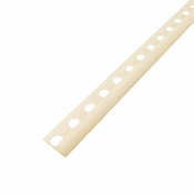 PVC profil, zaobljeni, light beige, 8 mm