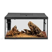 Akvarij LEDDY PLUS 60 D&N ČRNI + Dragon Whisper River Kit