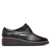 Clarks Oxford čevlji Sharon Rae 261754164 Črna