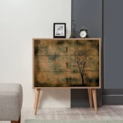 Hanah Home Komoda Trio 80x90x40cm Hrast