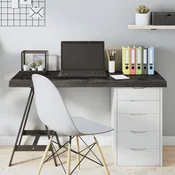 Stolna ploca tamnosmeda 120x50x(2-6) cm obradeni masivni hrast