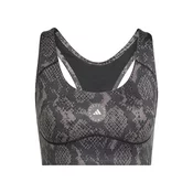 ADIDAS BY STELLA MCCARTNEY Sportski grudnjak Power Impact  antracit siva / boja blata / bijela