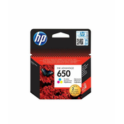 Hewlett Packard Tribarvna kartuša s črnilom HP 650 (CZ102AE), CMY