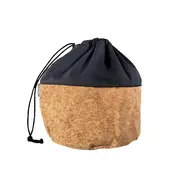 NUTS Košara, vrečka za kruh Nut 20xh22cm/črna/bombaž, pluta, (5000198292)
