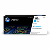 toner HP W2121A 212A modra/cyan za Color LaserJet Enterprise M554, M555, M578 original