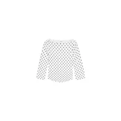 Bershka Majica črna/bela
