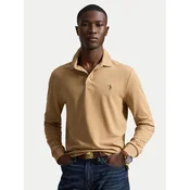 Polo Ralph Lauren Polo majica 710955081500 Temno bež Slim Fit