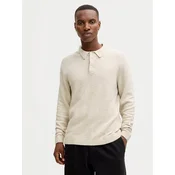 Jack & Jones Pulover Maverick 12286144 Bež Regular Fit