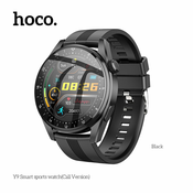 HOCO. pametni sat Y9 (1.36 zaslon, Bluetooth, IP68), crni