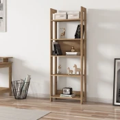 Hanah Home Polica za knjige Country, 64x180x30 cm, Hrast