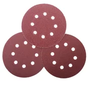 slomart Proline brusni disk na ježka z luknjami, 125mm, 5 kos., zrnatost 120
