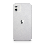 Skin za Apple iPhone 12 Mini EXO® by Optishield - white leather (Back only)