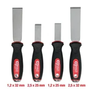 Nerjaveče jeklo komplet strgalnih dlet. 4-delni 907.2210 ks tools