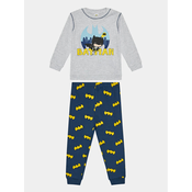 OVS Pižama BATMAN 1895485 Siva Regular Fit